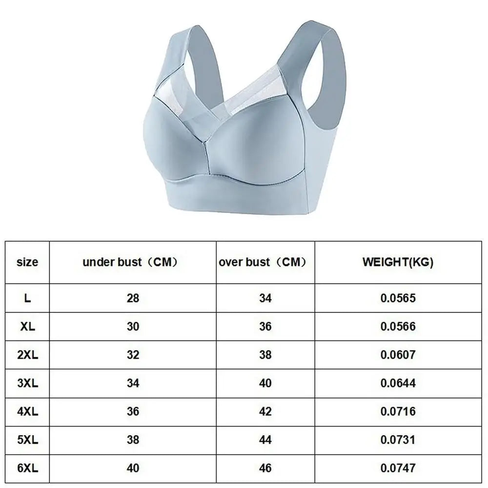 women Posture Bra Wireless Ergonomic Push-Up Comfort Bra With Back Support Breathable And Non-Slip Bras For Women And Girls