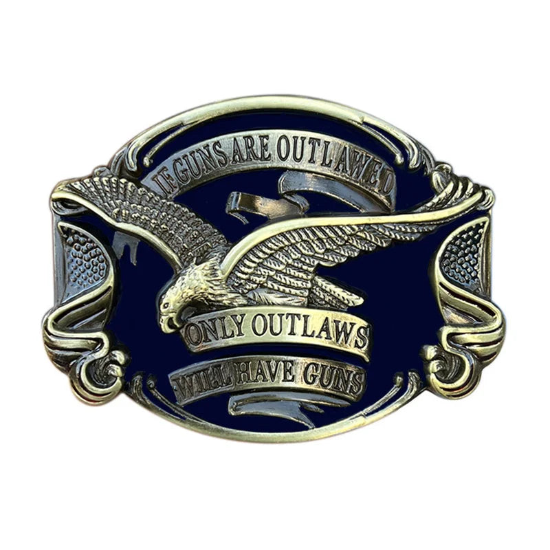 Eagle belt buckle Retro casual Western cowboy belt buckle