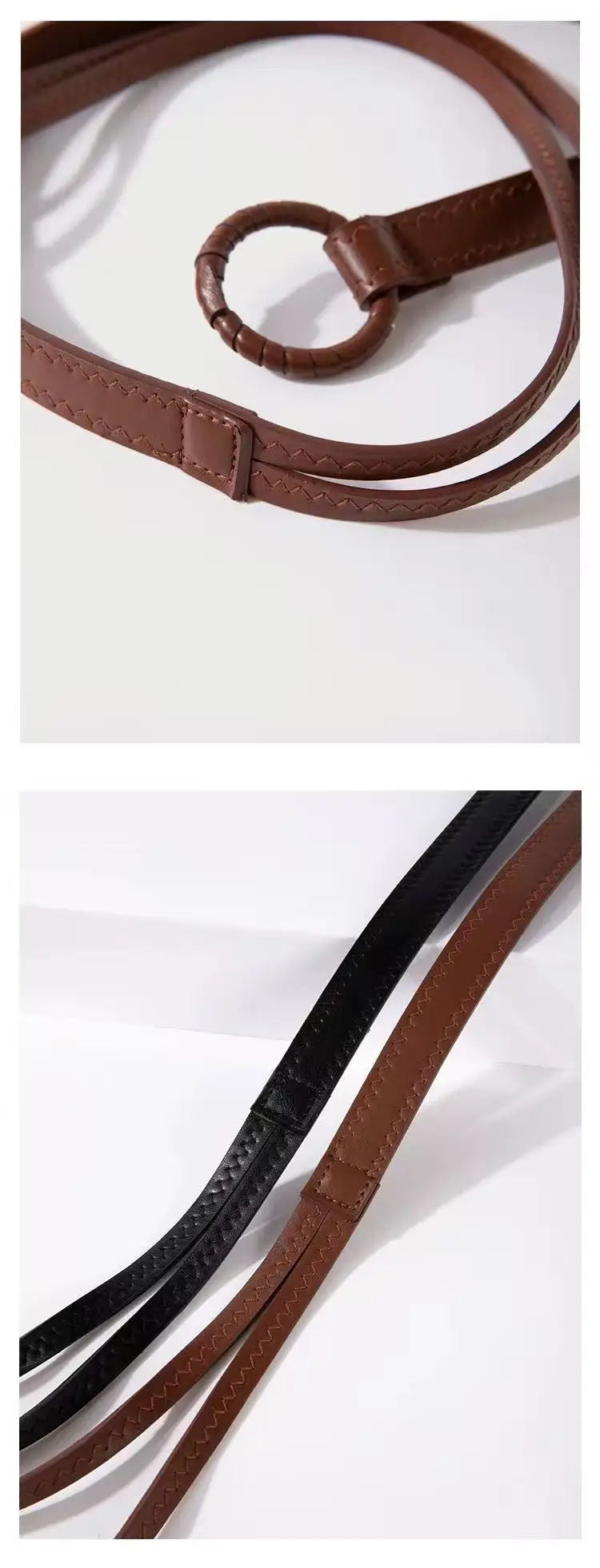 Elegant and fashionable women's waist belt - a variety of colors woven design rope belt, tied luxurious multifunctional belt, ad