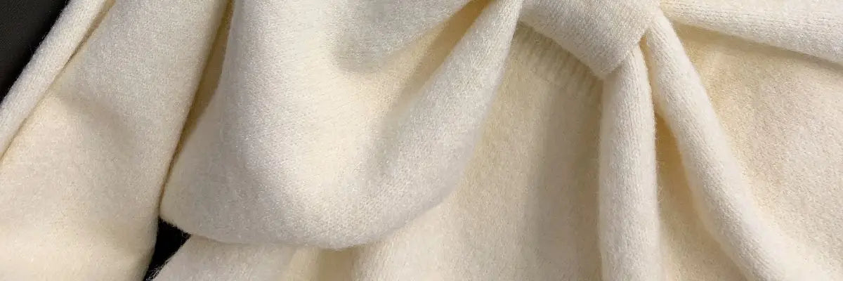 Sweater Suit for Women Two-piece 2025 Autumn New Suspender Vest Bow Long Sleeve Short Top