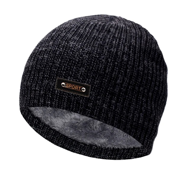 Knitted Hat Men Winter Hats For Women Beanie Hat Cap Fur Skullies Beanies шапка мужская Skull Gorro Bonnet Caps Man