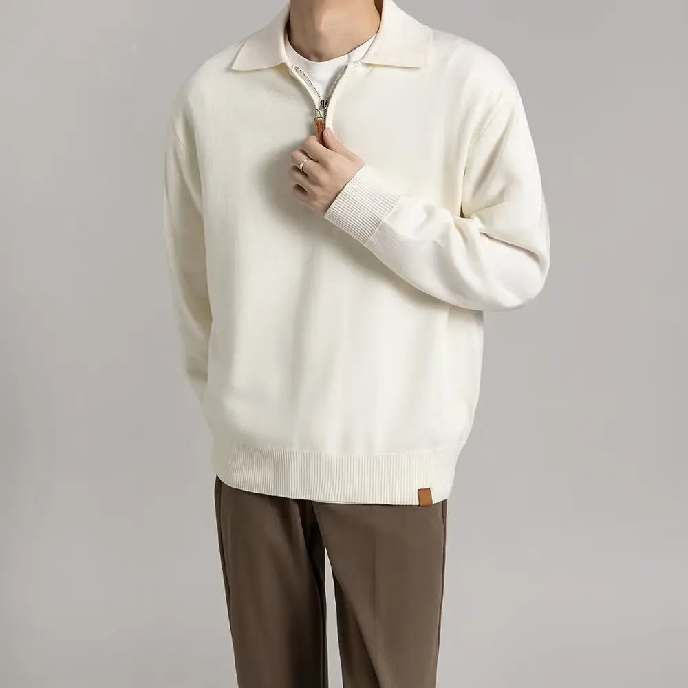 Sweater Men Spring Autumn Pullover Knit Knitwear Male Coat Mens Jumpers for Men Korean Reviews Clothes Men's Sweaters Ami Jersey