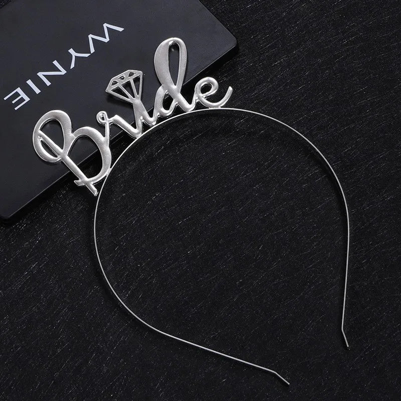 Bride To Be Headband Bach Bachelorette Hen Party Bridal Shower Wedding Engagement Rehearsal Dinner Decoration Gift