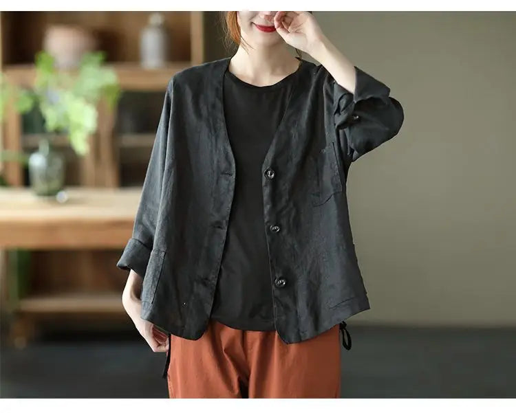 Jackets Women Retro Loose Design All-match Korean Style Leisure Minimalist Pure Female Popular Classic Basic Autumn Streetwear