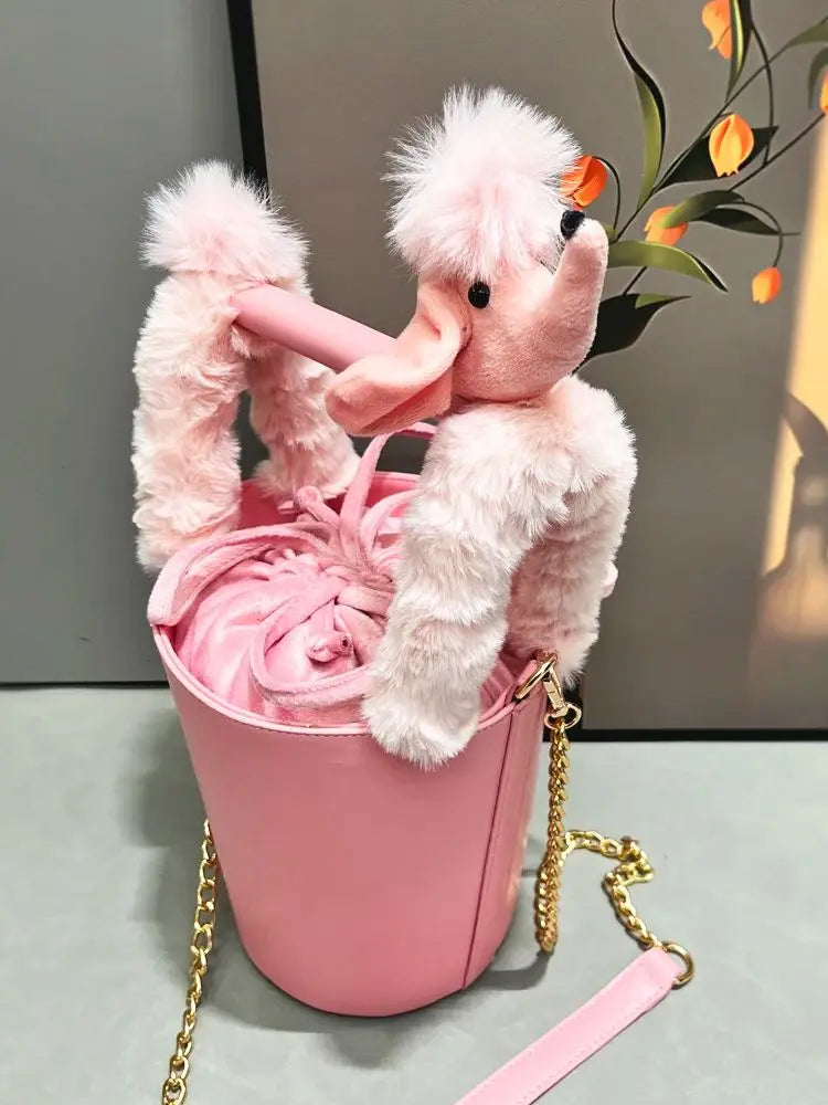 Funny Handbag for women purses and handbag luxury Designer Handmade Women's bag Casual black bucket Female shoulder Bag