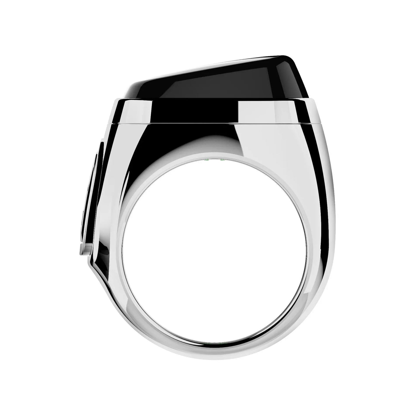 Metal Ring with Charging Compartment, Digital Display Counting, Smart Ring, Bluetooth Electronic Finger Counter