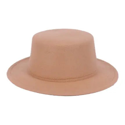 Hats for Women Men Luxury Fedora Hat Panama Wide Brim Autumn Winter Sunhat Wedding Flat Top Cap Elegant Ladies Bowler Hats