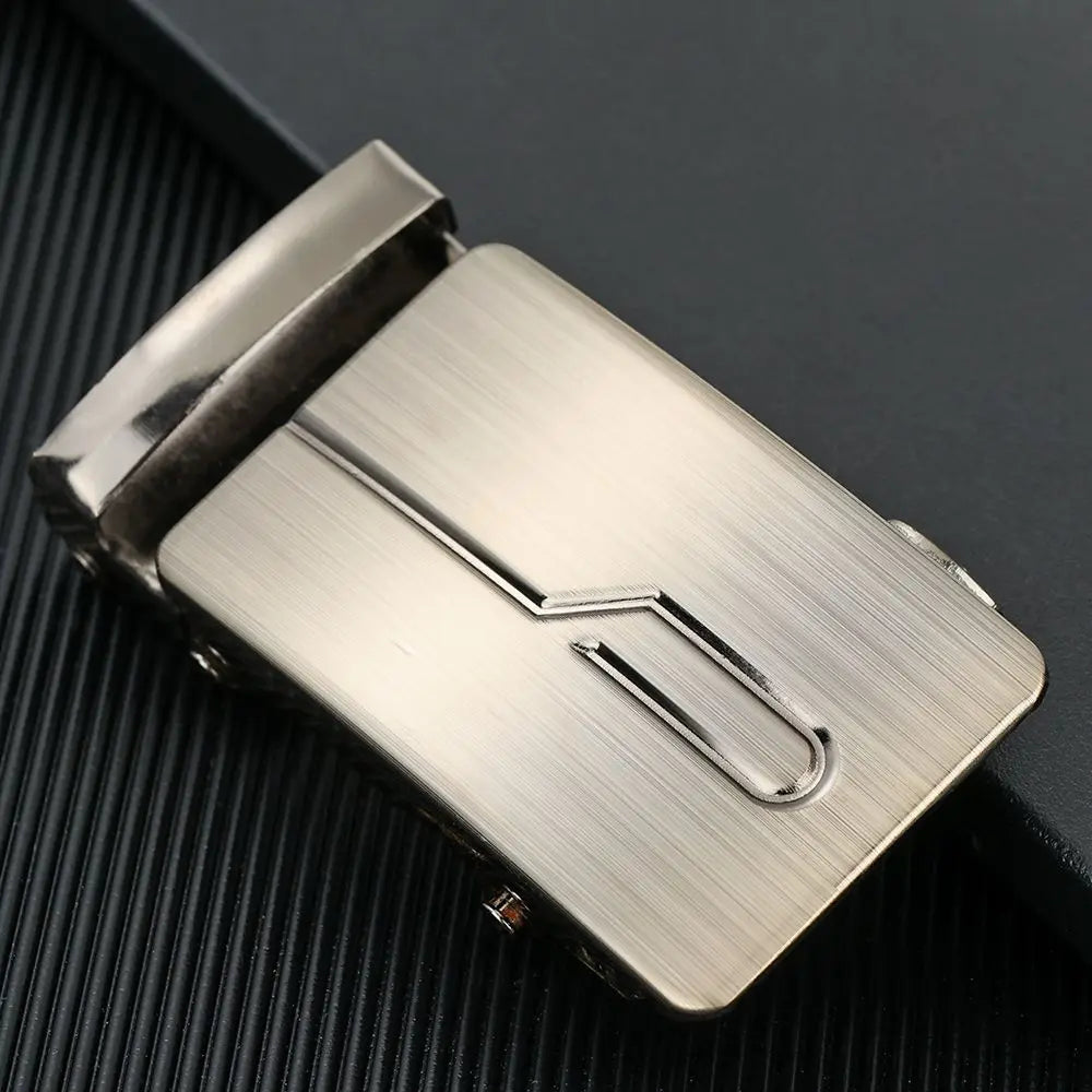 DIY Automatic Buckle Slide Belt Strap Buckle Belt Buckle Business Accessories Leisure Belt Head Men's Belt Head
