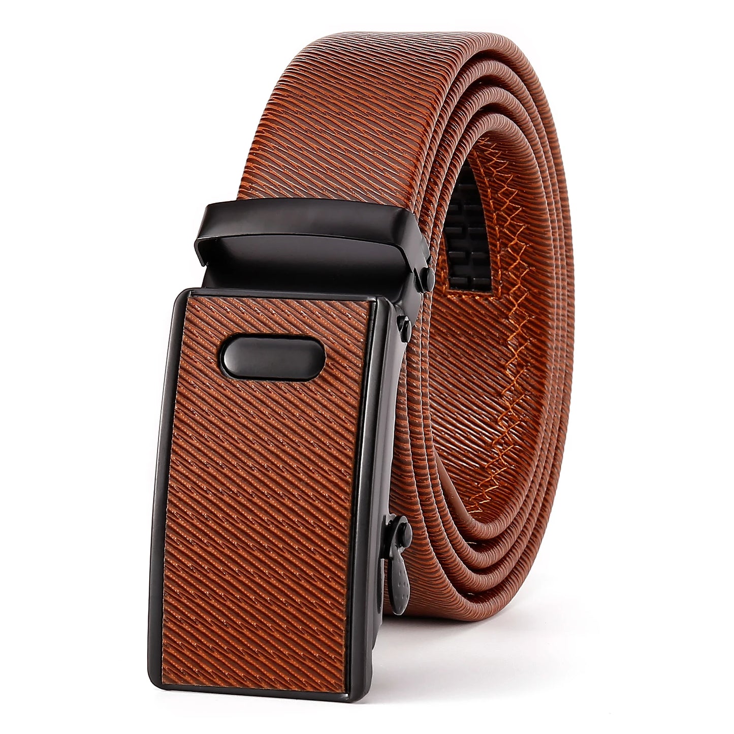 Men's fashion belt, durable for work, business and daily commuting. Automatic buckle, a great gift. S design.