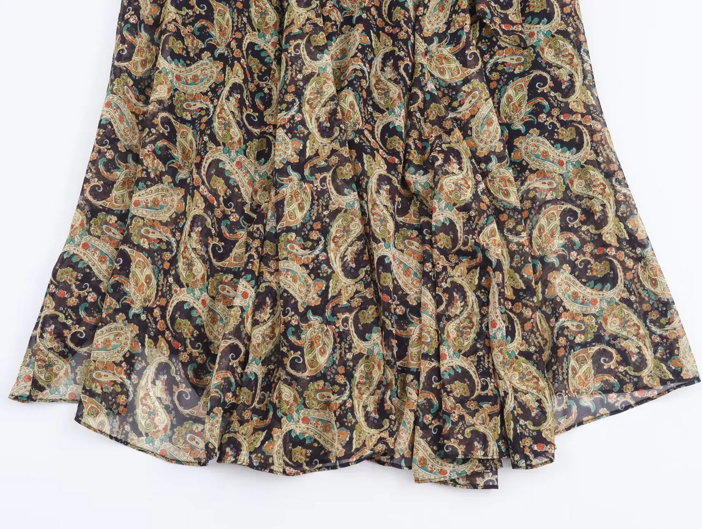 Women Wrinkle Skirts 2025 Women Summer Autumn New Fashion Leisure Print High Waist Skirts Women Elegant Party Skirts