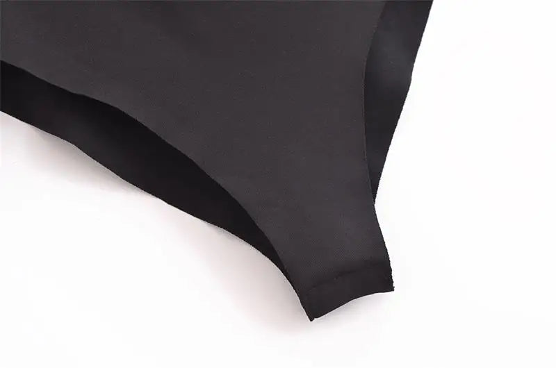 Bodysuits Summer Women's 2025 New Elastic Tight-Fitting Jumpsuit Chic Elegant Holiday Women Bodysuits Fashion Youth Jumpsuit