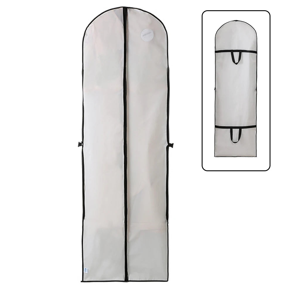 Wedding Gown Cover Dress Garment Clothes Storage Bag Foldable Dampproof Dustproof Washable Wedding Dress Long Dress Bag