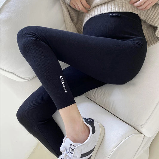 Maternity Leggings Spring and Autumn Thin Slim-fitting and Thin Yoga Pants Autumn Outer Wear Nine-point Pants Maternity Autumn