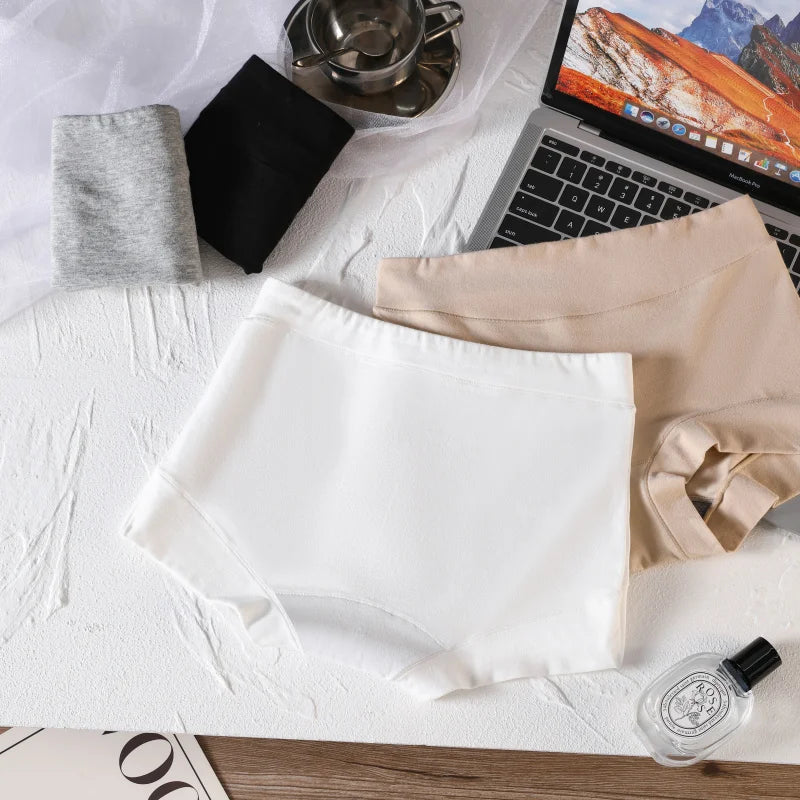 Women's Panties Fully Surrounded Comfortable Antibacterial Crotch Traceless Pure Cotton High Elasticity Breathable Underpants