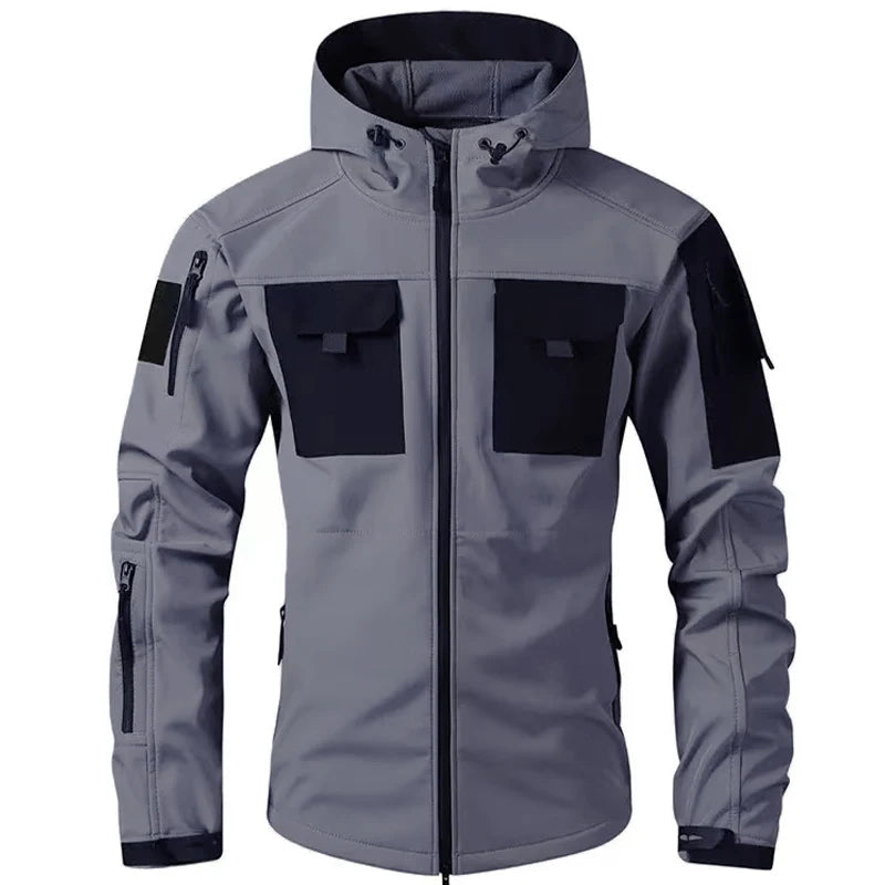 Tactical Military Men Winter Autumn Fleece Waterproof Jackets Sports Hiking Camping Climbing Outdoor Hooded Coat Hunting Combat