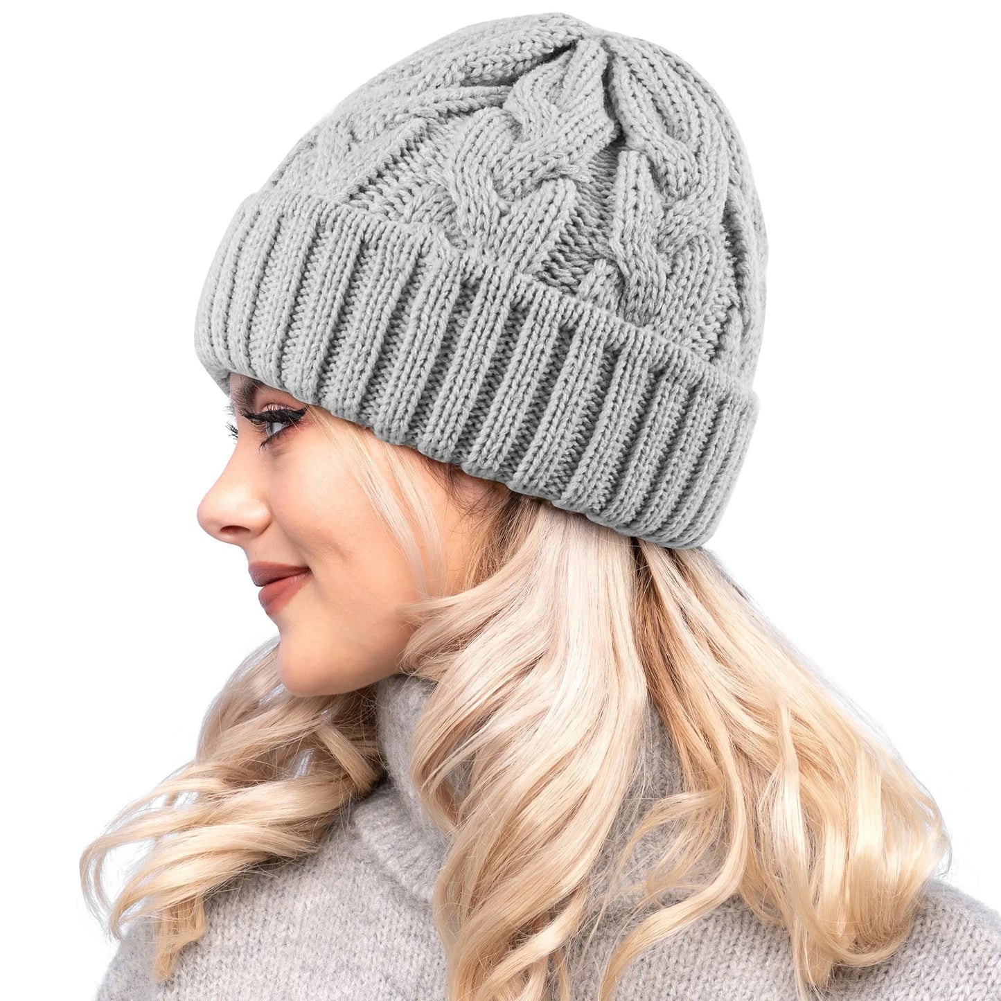 Winter Women Hat 2025 New Autumn Handmade Female Warm Cap Knitted Beanie Girl Hats Woman Bonnet Femme Chunky Thick Stretchy Hats
