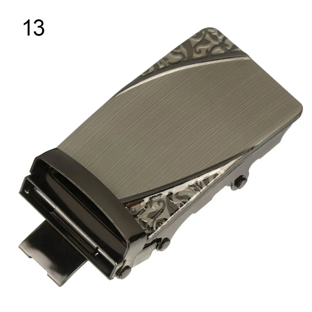 DIY Automatic Buckle Slide Belt Strap Buckle Belt Buckle Business Accessories Leisure Belt Head Men's Belt Head