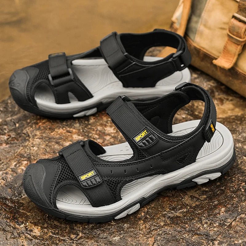 Baotou beach shoes, sandals, trendy shoes, sports outdoor slippers, versatile, non-slip and wear-resistant