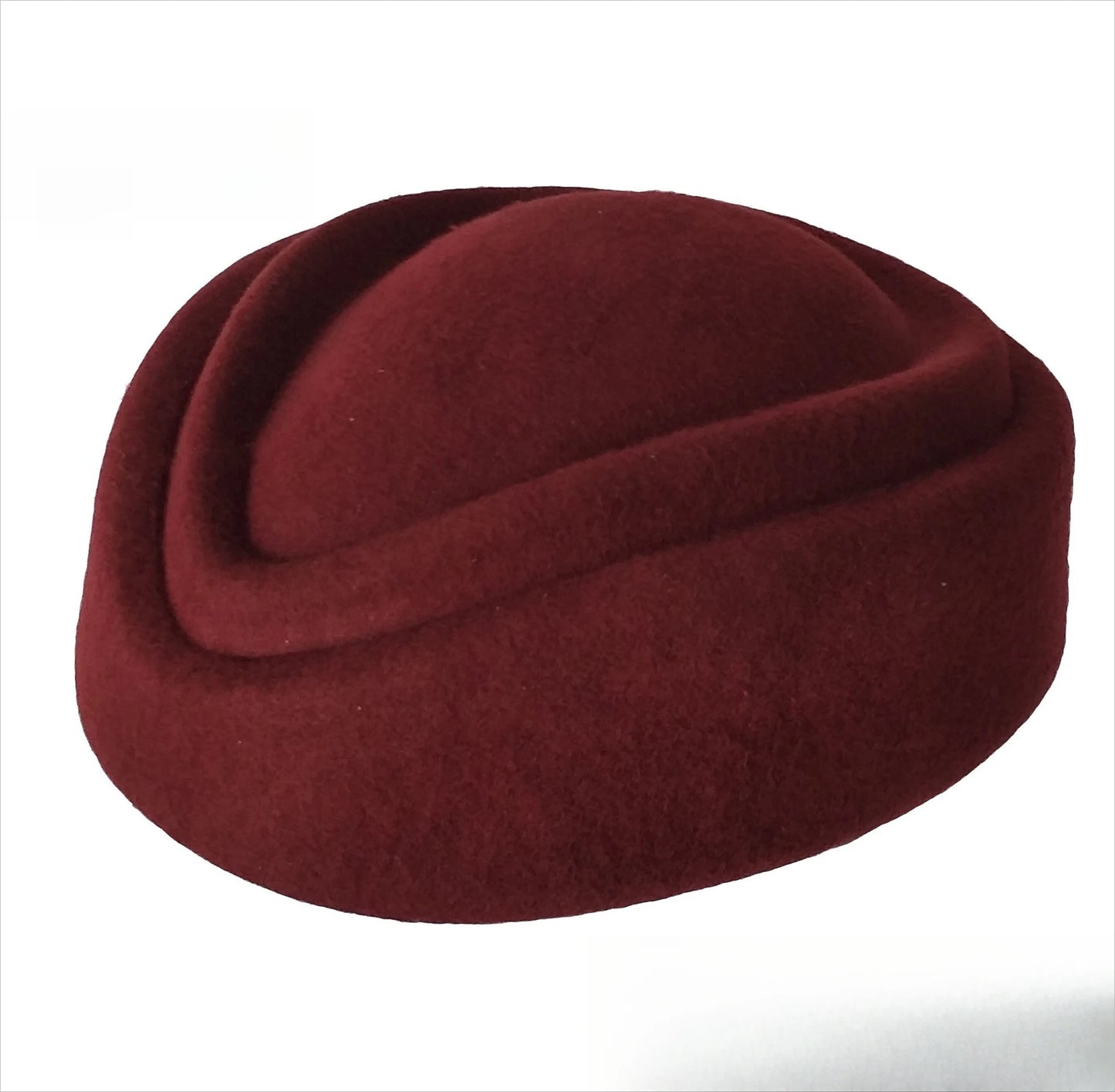 Wool Felt Beret Hats for Women Stewardess Boat Hat with Slot Black Red Blue Casher Elegant Fashion Spring Summer Caps