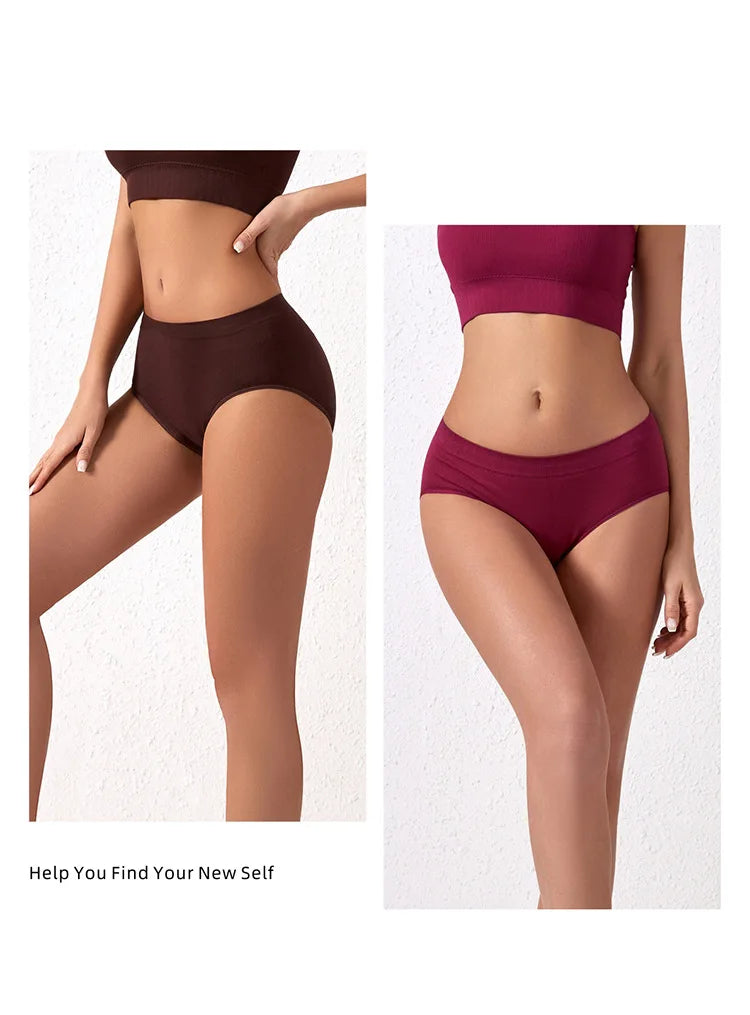 Menstrual Panties for Women Comfortable Physiological Underwear Absorbency Leak Proof Briefs Cotton Lingerie Period Underpants