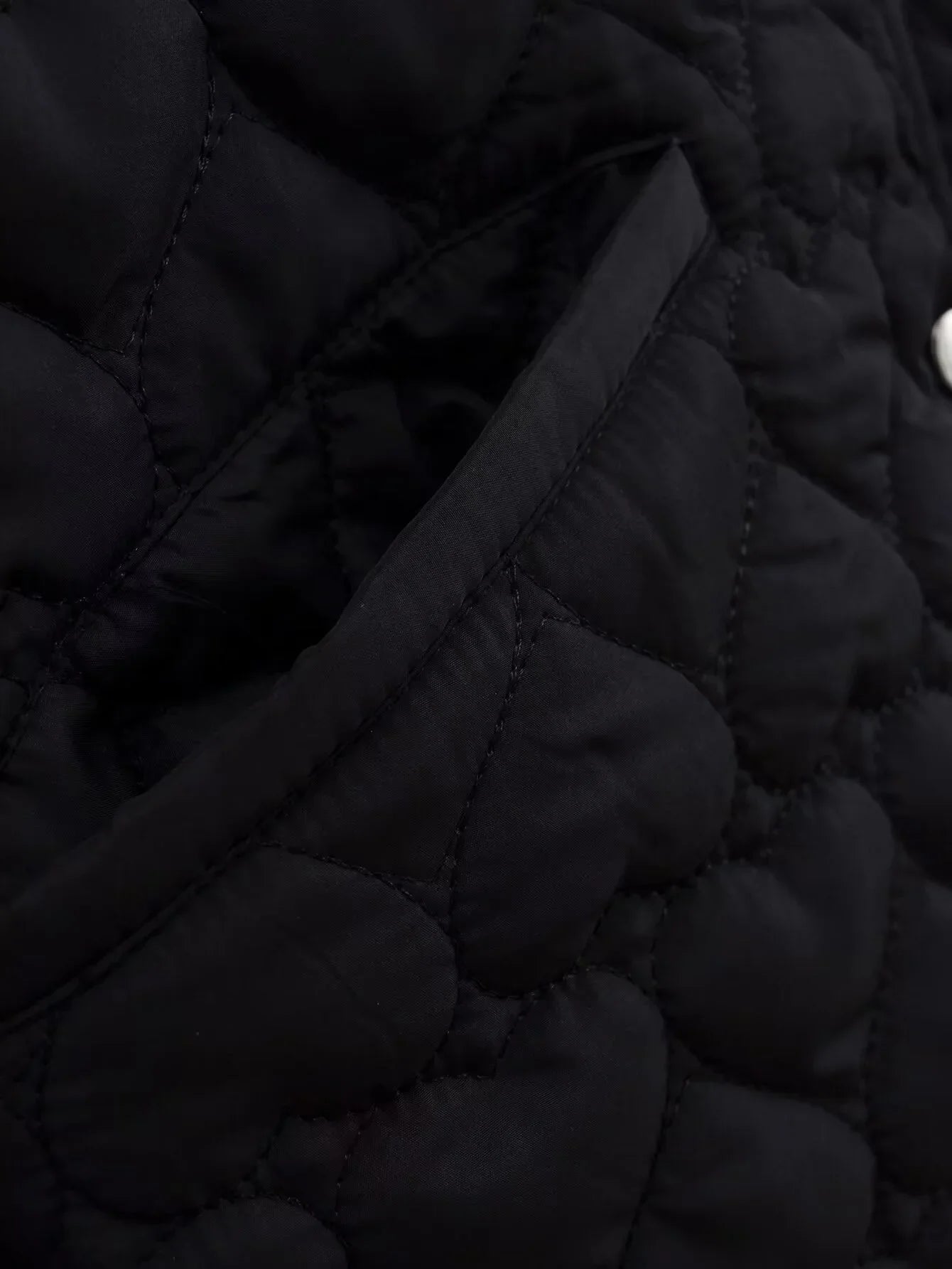 Women's outerwear 2025 heart-shaped quilted cotton jacket women's Korean round neck jacket cotton jacket