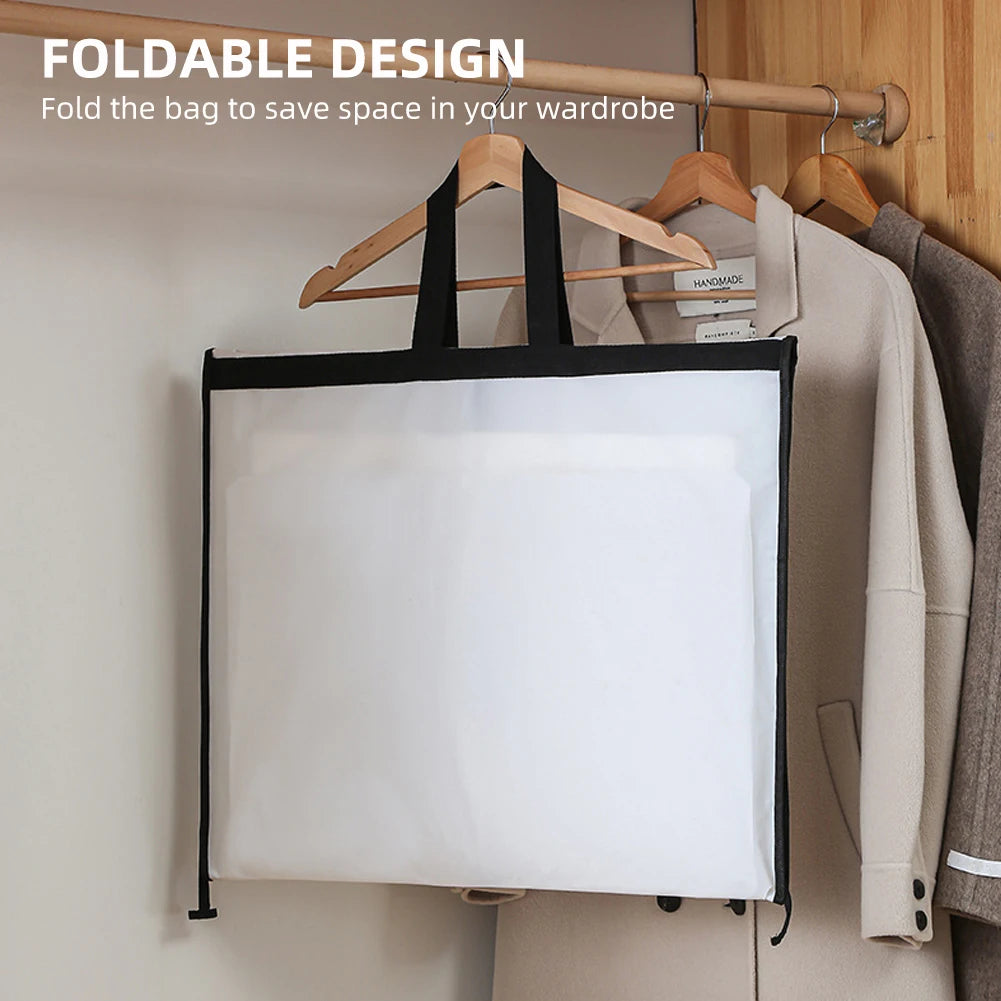 Wedding Gown Cover Dress Garment Clothes Storage Bag Foldable Dampproof Dustproof Washable Wedding Dress Long Dress Bag