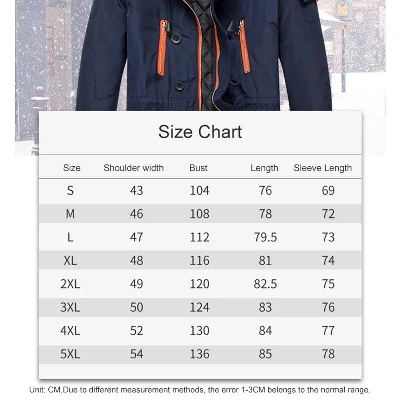 Customizable Winter Jacket Men