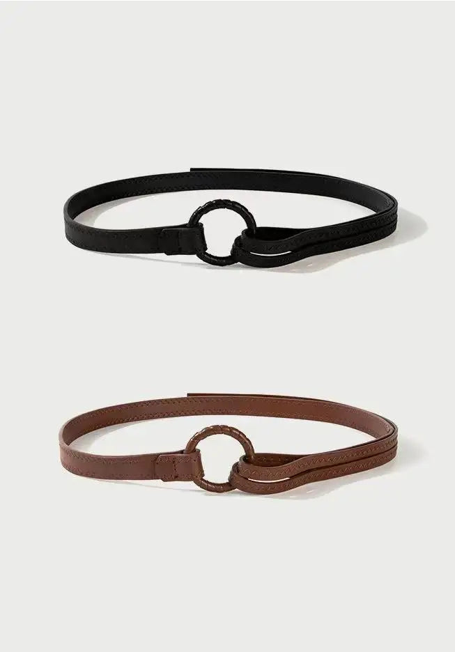 Elegant and fashionable women's waist belt - a variety of colors woven design rope belt, tied luxurious multifunctional belt, ad