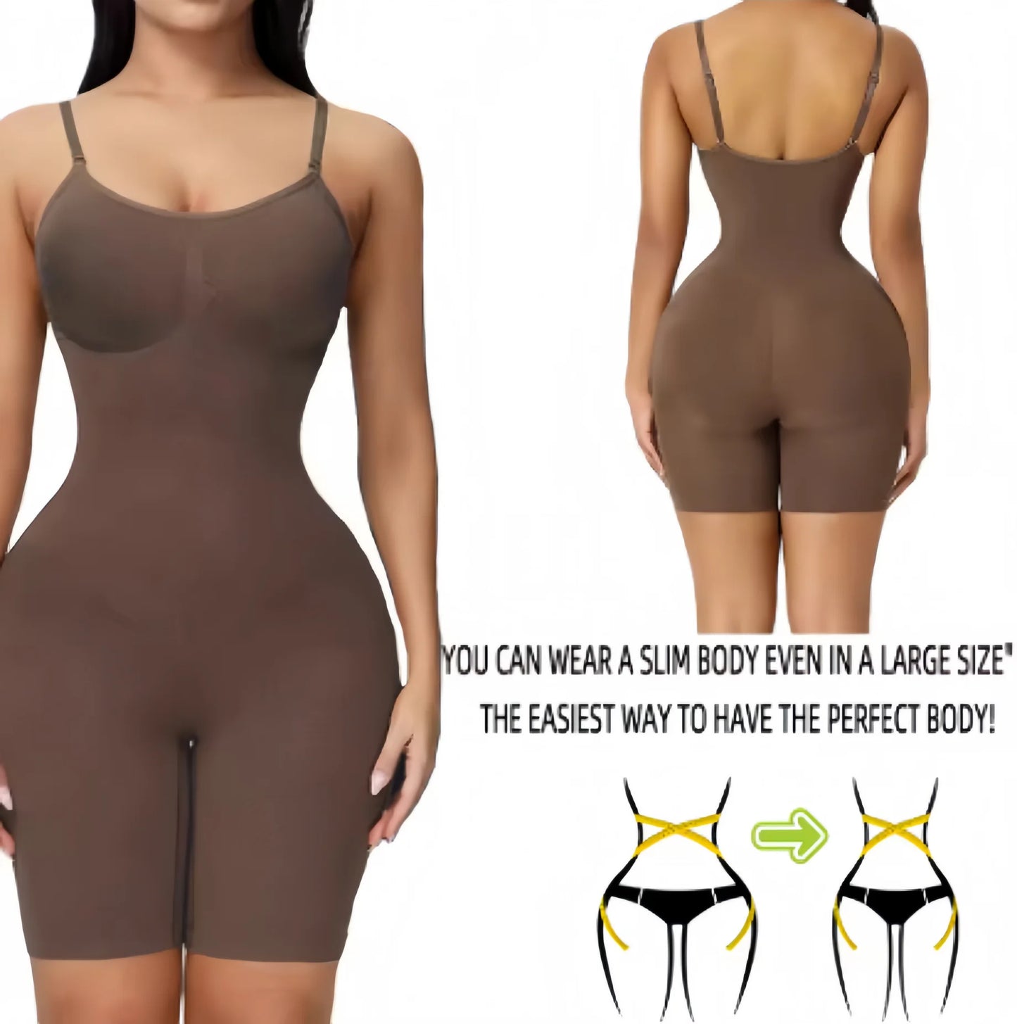Bodysuit for Women Tummy Control Shapewear Seamless High Waist Flat Belly Belt Stretch Shapewear Body Shaper