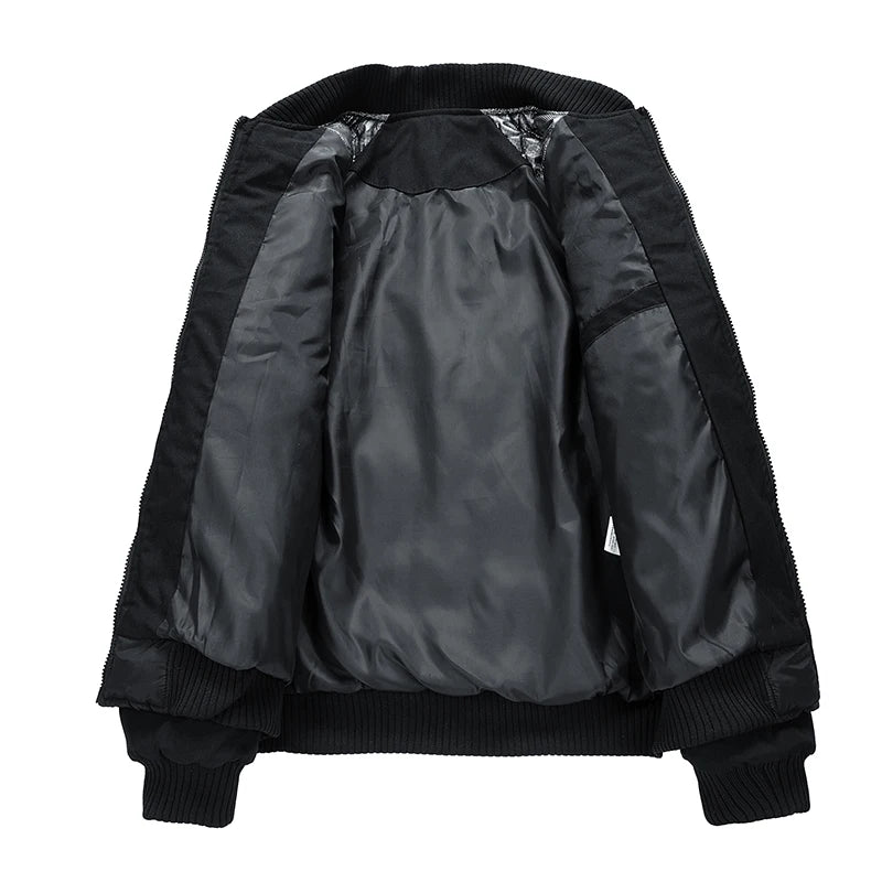 Winter Jacket Men Autumn Coats Fashion Casual Warm Cargo Bomber Jackets Baseball Puffer Jacket High Street Outwear Clothing Top