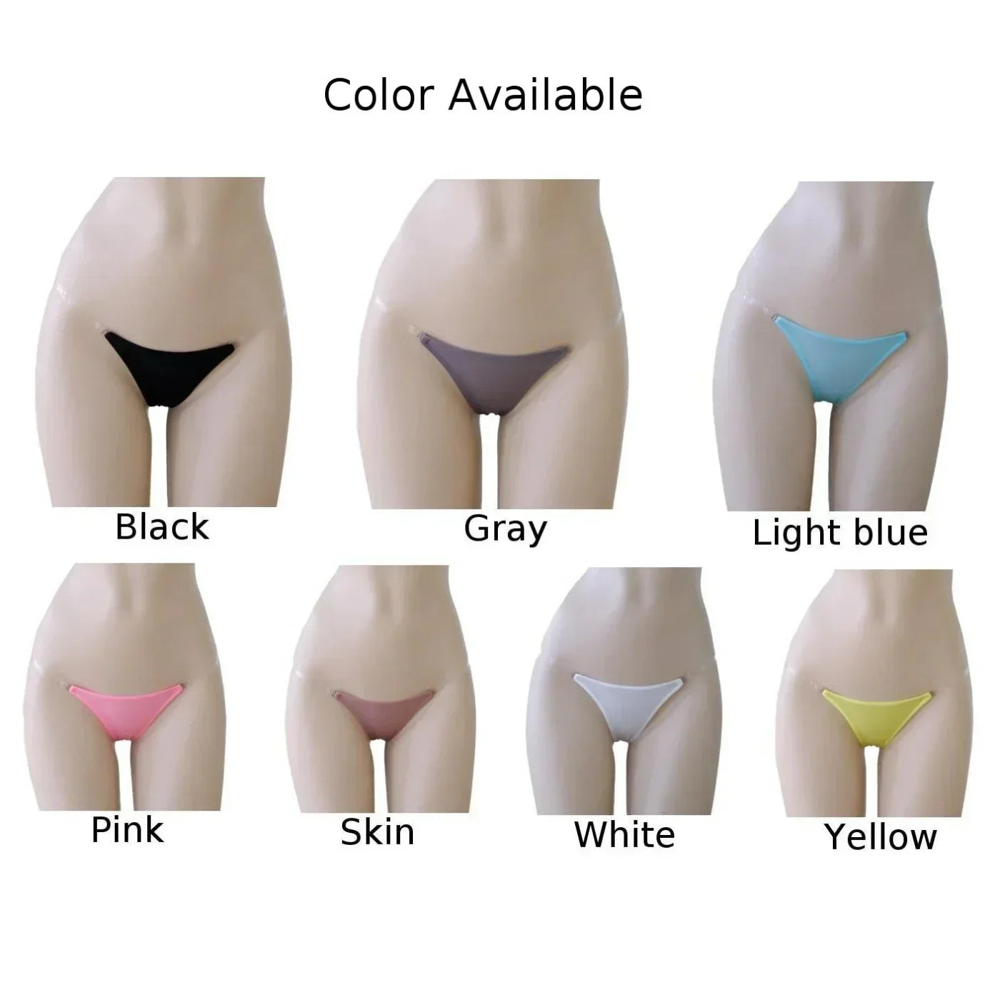 Sexy Women See-Through Panties Low-Rise G-string Thongs Seamless Lingerie Transparent Sensual Female Underwear Underpants