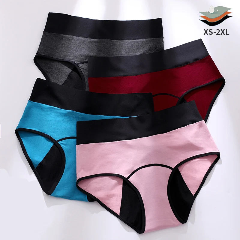 Women's menstrual panties physiological underpants triangular pants aunt mid rise  Leak Proof physiological panties