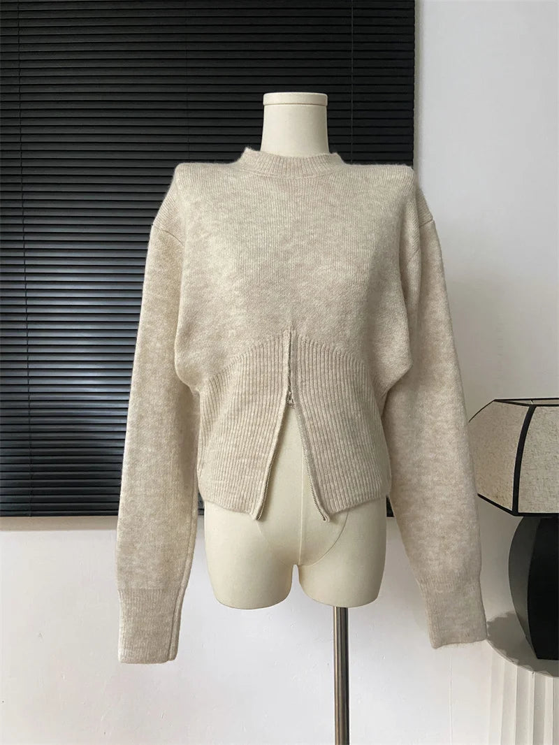 Sweater Women Winter Pullover Girls Sweater Oversize Knitting Tops Vintage Long Sleeve Fall Female Knitted Outerwear Warm Pull