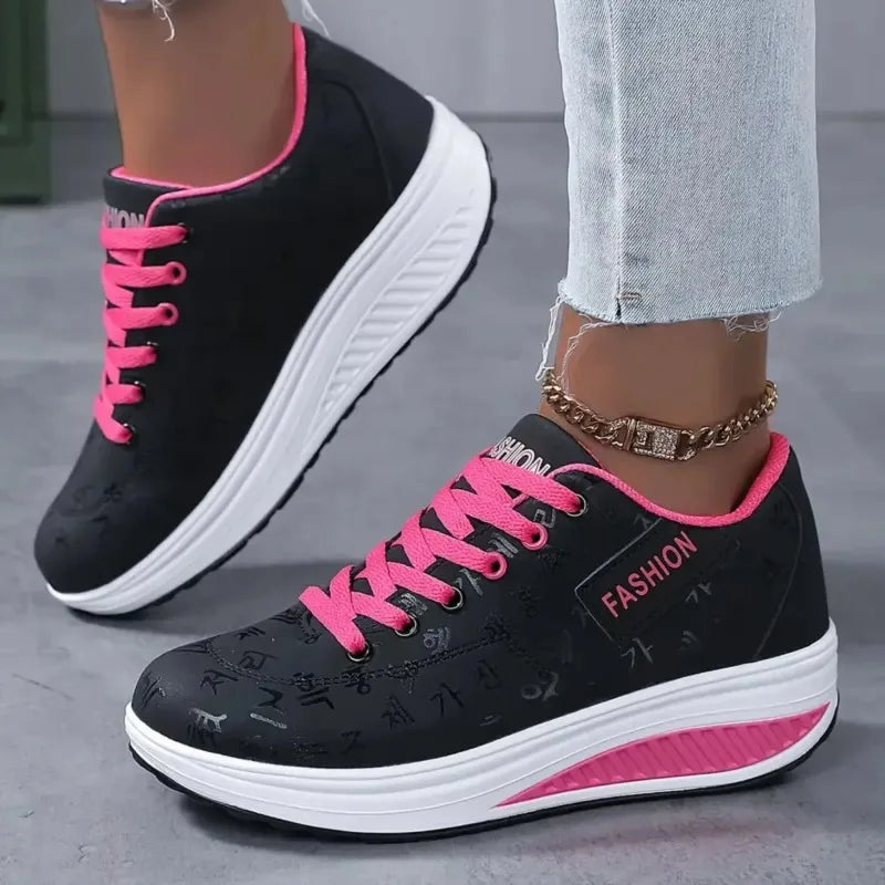 Shoes for Women Sneakers Casual Sports Shoes Comfortable Wedge Woman Sneakers Non Slip Slippers Casual Swinging Shoe Woman Shoes