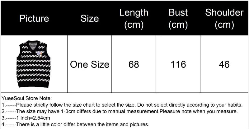 Sweet Kawaii Sweater Vest Printed Sleeveless Casual Outerwear Knitted Waistcoat 2023 Vintage Y2K Spring  E Girl Pullovers Tops