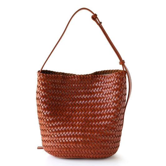 Motingsome Handwoven Bag Women's Bucket Luxury Designer Bags Niche Casual Bucket Bag Handmade French Retro Shulder Purse 2025