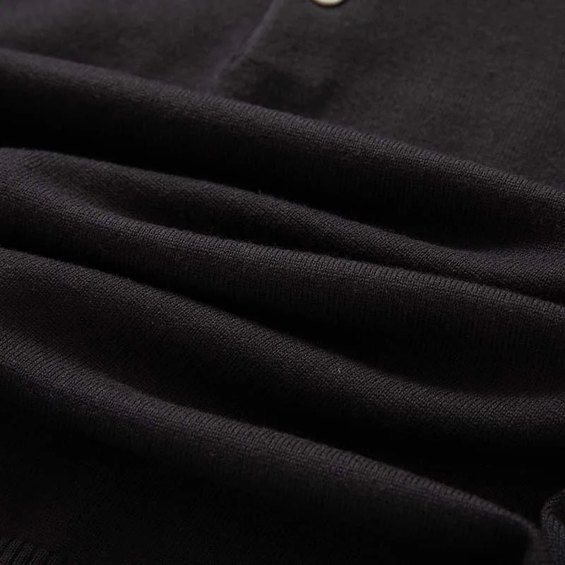 Sweater for Men Pullovers Old Money Man Knitwear Short Sleeve Knit Jumpers Solid Cotton High End Casual Vintage Sweaters 2025