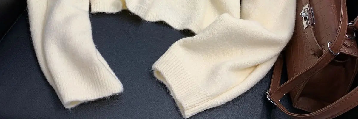 Sweater Suit for Women Two-piece 2025 Autumn New Suspender Vest Bow Long Sleeve Short Top