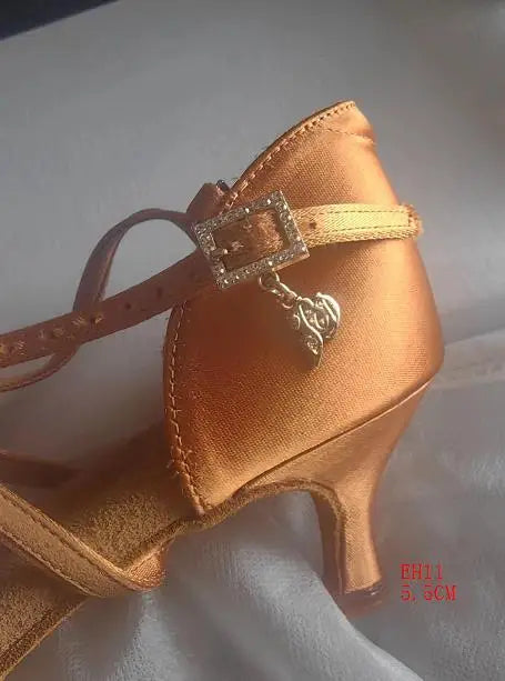 BD Latin Dance Shoes Authentic Female Soft-Soled Dancing Professional National Standard BDSALSA 216 Ballroom FREE BAG BDDANCE