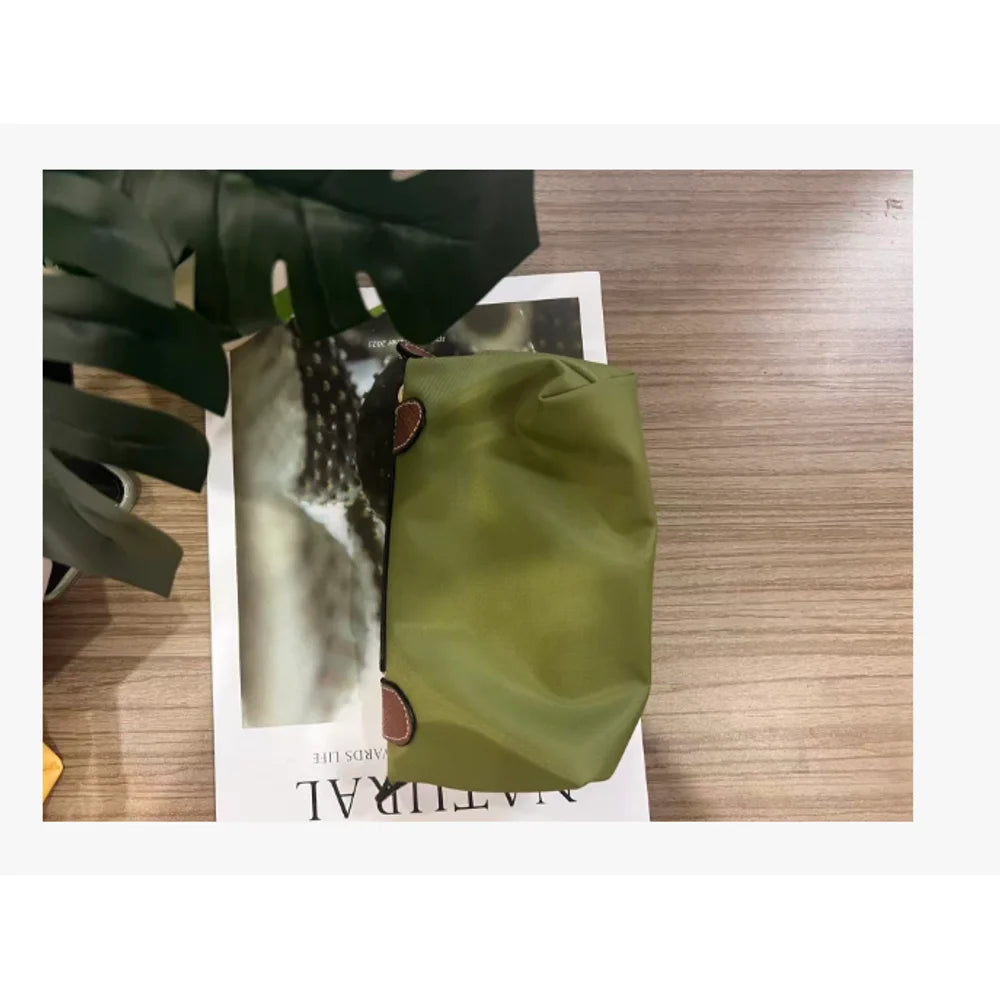 Handheld crossbody bag with no holes, classic retro bag, women's bag, shoulder bag, nylon mini bag