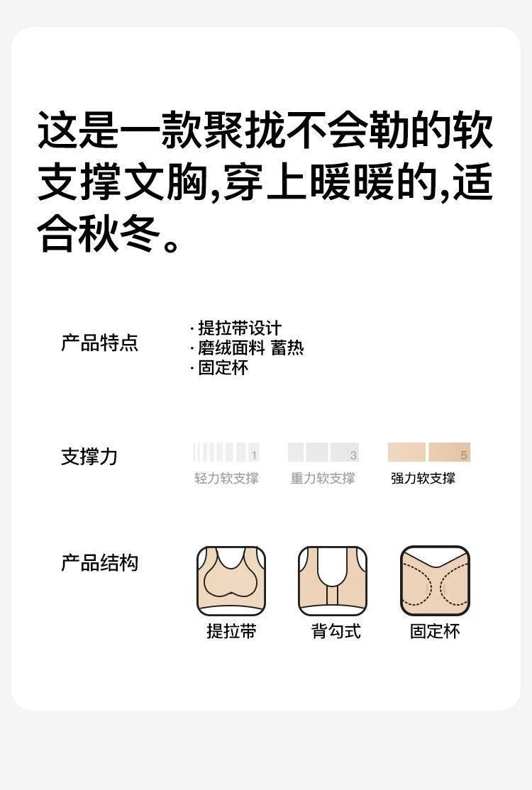 Wireless Lightly Lined Bra for Women Small Bust Support Anti Sagging Flexible Comfort Everyday Wear Enhancement S-XL BANERDANNI