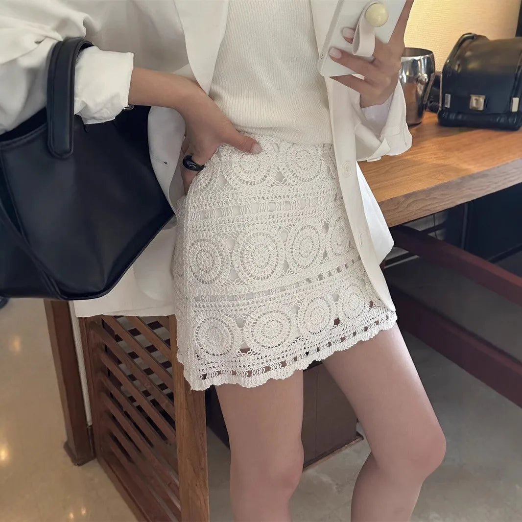 Half Skirt Women's Summer New Design Sense Niche Temperament Casual Long Skirt