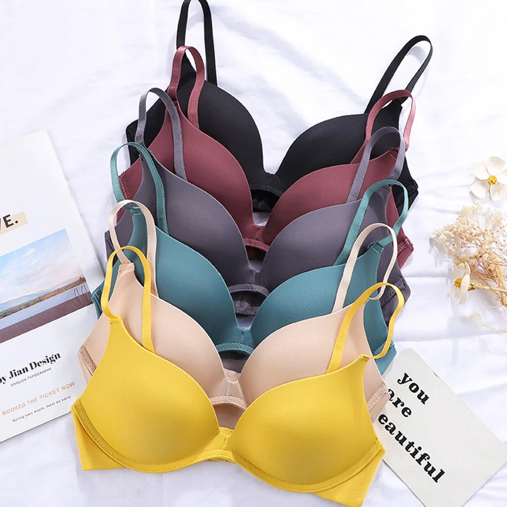 Womens Bra Slight Bralette Wireless Sexy Lingerie Female Underwear Small Chest Wear BH Tops Size AAA AA A B Cup