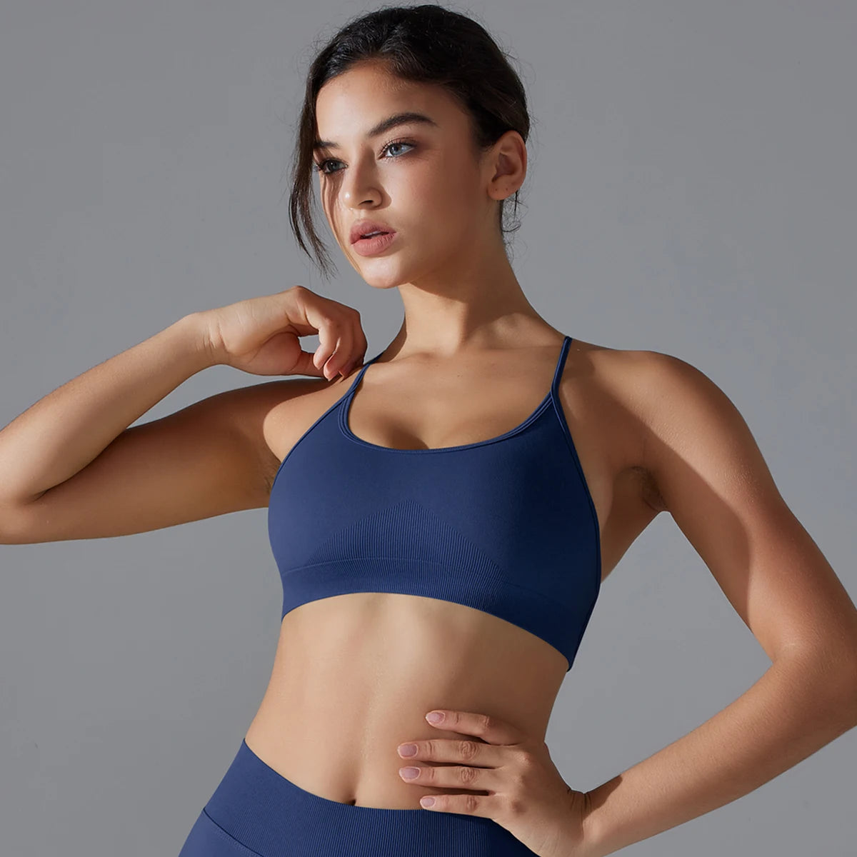 Women Sports Bra Yoga Bra Sexy Back Cross Sports Bra Gym Top Fitness Running Bra Workout Underwear Running Gym Padded Bralette