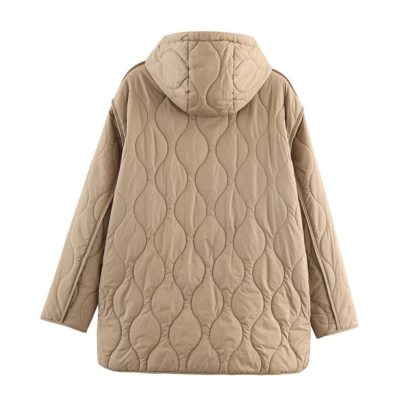 2025 Winter Jacket For Women Hooded Waterproof Parka Coat Female Long Sleeve Jackets Woman Fashion Street New Outerwears