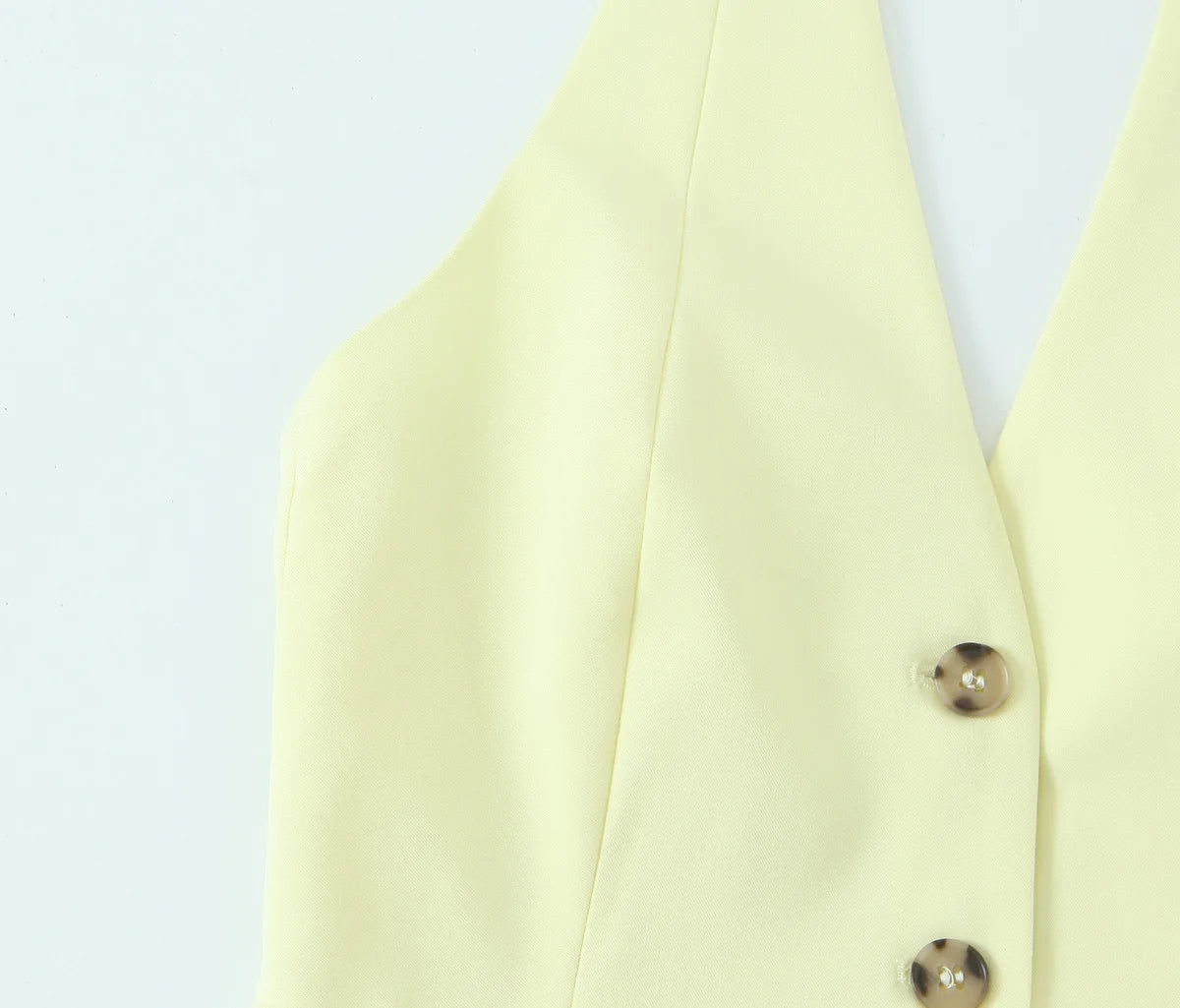 Wide pants suits Women's two-piece suits Camisole and camisole Women's two-piece suits Off-shoulder tops and bottoms suits