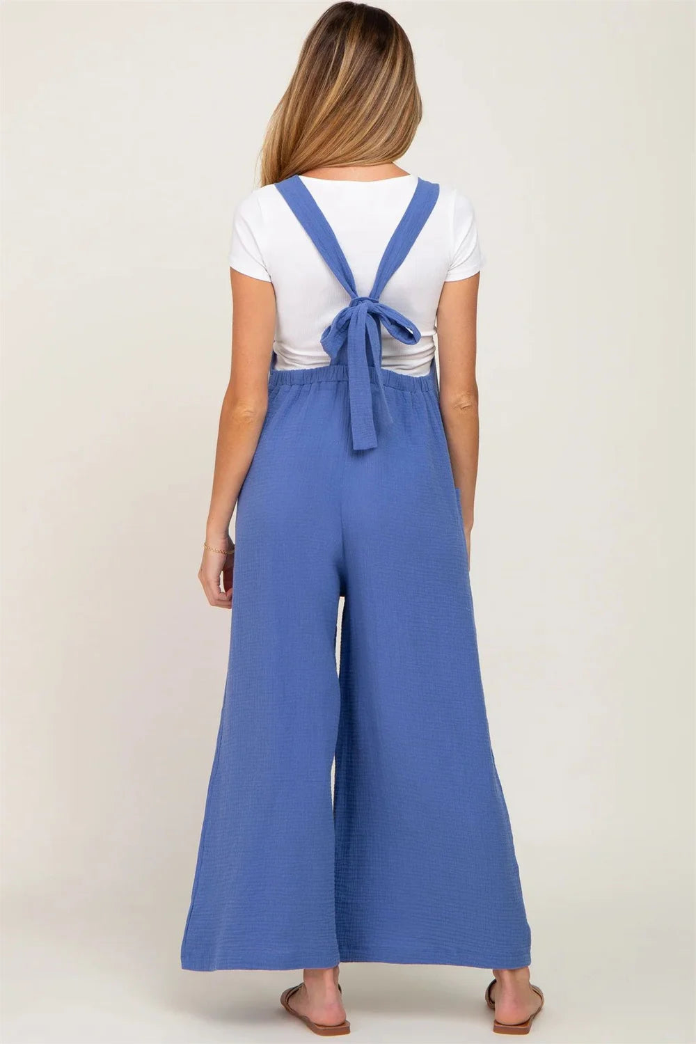 Maternity Clothes Cargo Pants Pregnant Women Clothing Wide-leg Overall Lace-up Mother Trousers Casual Maternity Workwear Pants