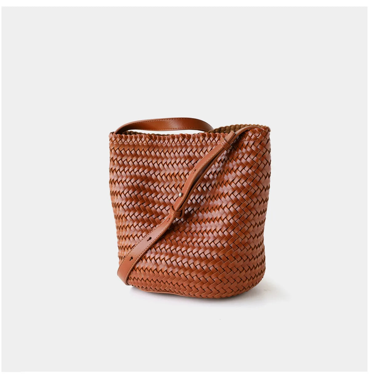 Motingsome Handwoven Bag Women's Bucket Luxury Designer Bags Niche Casual Bucket Bag Handmade French Retro Shulder Purse 2025