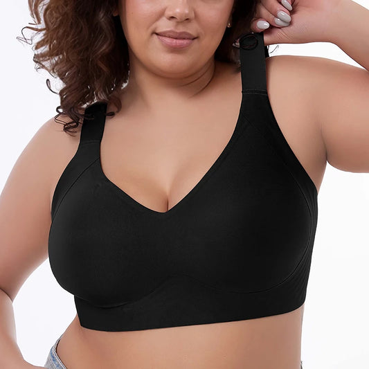 Wireless Bras for Women Seamless Full Coverage Bra No Underwire Soft Push Up Everyday Bralette