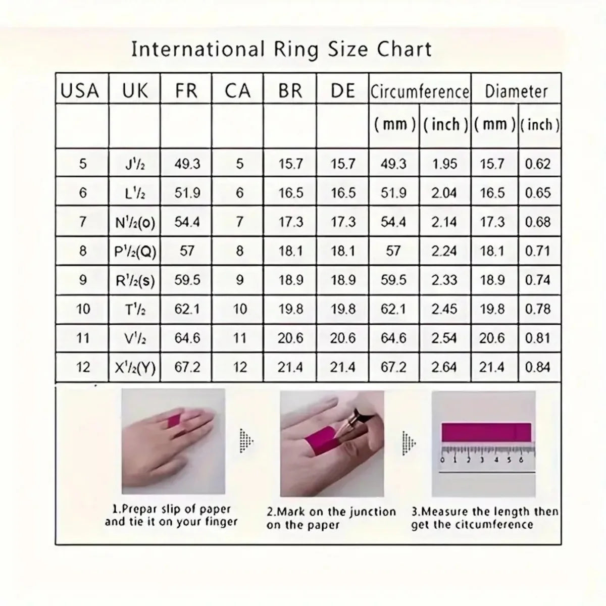 A Three-Ring Two-Color Stacking Ring, Copper Jewelry Inlaid With Zircon, Street Hip-Hop Style Hypoallergenic, Suitable For Women